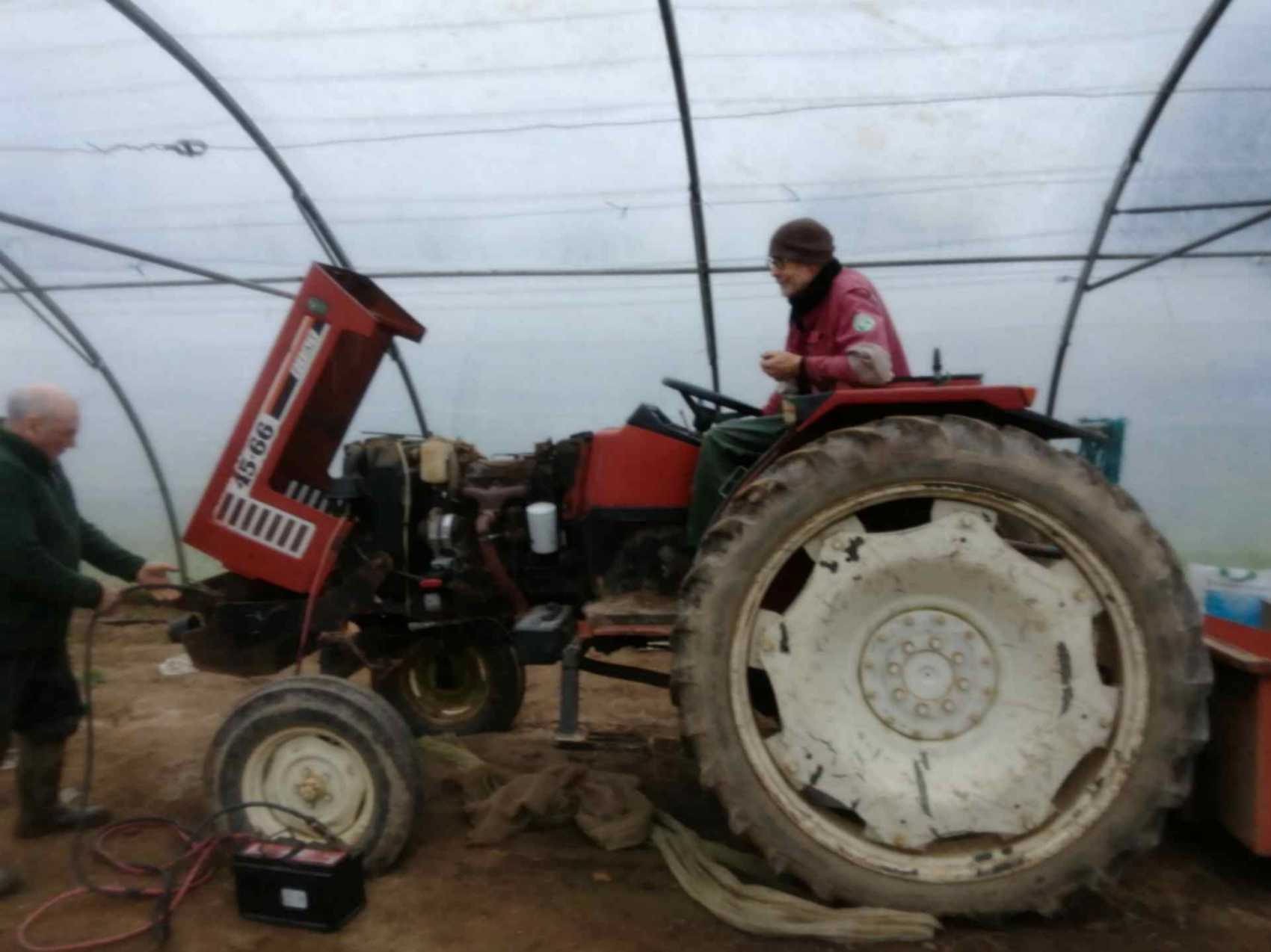 Tracteur batterie HS